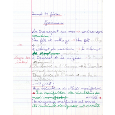 Cahier du jour (3)