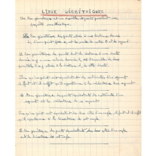Cahier d'exercices de mathématiques-théorèmes