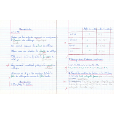 Cahier du jour