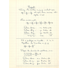 Cahier d'exercices
