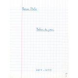 Cahier du jour