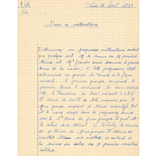 Devoir de mathématiques