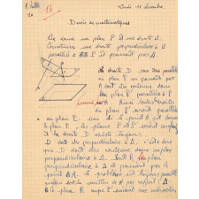 Devoir de mathématiques