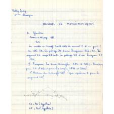 Devoir de mathématiques