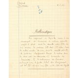 Mathématiques