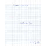 Cahier du jour