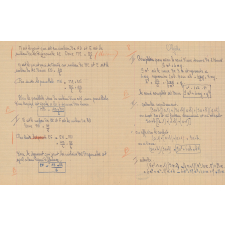 Devoir de mathématiques