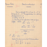 Devoir de mathématiques