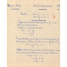 Devoir de mathématiques