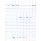 Cahier du jour n°(3)