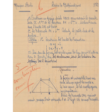 Devoir de mathématiques