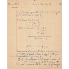 Devoir de mathématiques