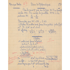 Devoir de mathématiques