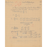 Devoir de mathématiques