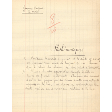 Mathématiques