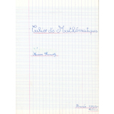 Cahier de mathématiques