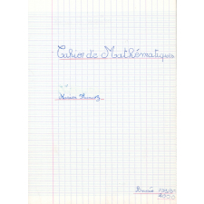 Cahier de mathématiques