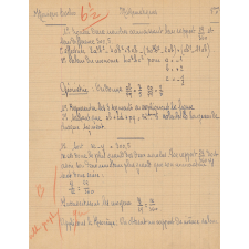 Evaluation de mathématiques