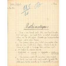 Mathématiques