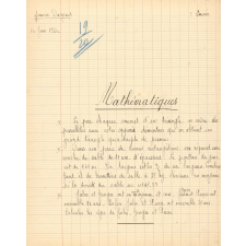 Mathématiques