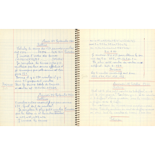 Cahier d'exercices de mathématiques