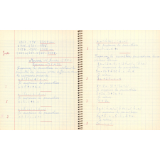 Cahier d'exercices de mathématiques