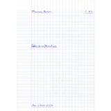 Cahier de mathématiques