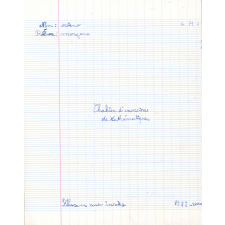 Cahier d'exercices de mathématiques
