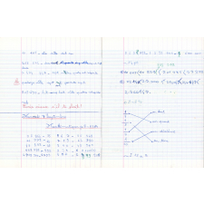 Cahier d'exercices de mathématiques