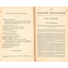 Le Malade imaginaire. Comédie en trois actes. 