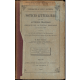 Notices littéraires sur les auteurs français prescrits par le nouveau programme du 11 août 1884.