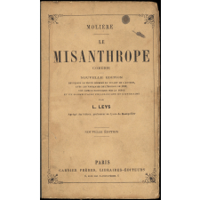 Le Misanthrope. Comédie.