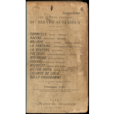 Les auteurs français du brevet supérieur (1903-1906).