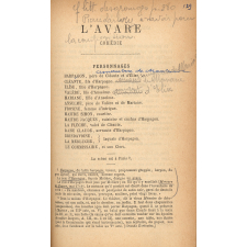 Théâtre choisi de Molière. Première partie. Comprenant Le Misanthrope. L'Avare. Les Femmes savantes. Le Tartuffe.