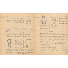 Cahier de classe / Ecole de Jeunes Filles, 3 rue Gustave-Zédé Paris 16e.