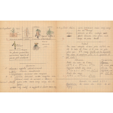 Cahier de classe / Ecole de Jeunes Filles, 3 rue Gustave-Zédé Paris 16e.