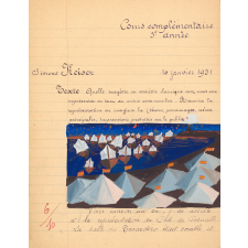 Cahier de récitations.