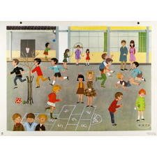 Tableau mural. Écrire et parler CE2. En récréation