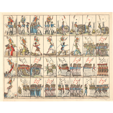 Cartes à jouer : costumes de soldats.