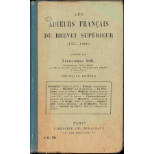 Les auteurs français du brevet supérieur (1907-1909).