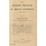 Les auteurs français du brevet supérieur (1910-1912).