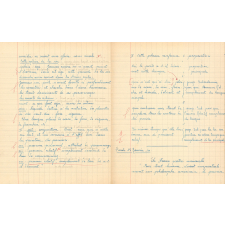 Cahier de Français : orthographe.