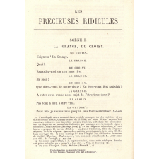 Les Précieuses ridicules. Comédie. 