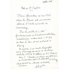 Notes de législation réunies pour préparer un concours (Commis d'Inspection Académique). 