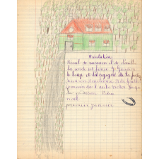 Cahier de récitations.
