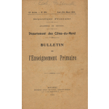Bulletin de l'Instruction Primaire. Département des Côtes-du-Nord. 43e année. N°355. Janvier-Février-Mars 1916.