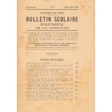 Bulletin scolaire départemental de la Côte d'Or. Académie de Dijon.