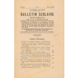 Bulletin scolaire départemental de la Côte d'Or. Académie de Dijon.
