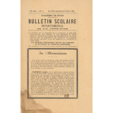 Bulletin scolaire départemental de la Côte d'Or. Académie de Dijon.