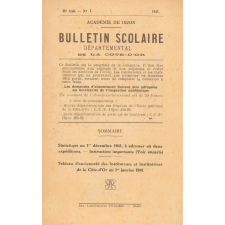 Bulletin scolaire départemental de la Côte d'Or. Académie de Dijon.